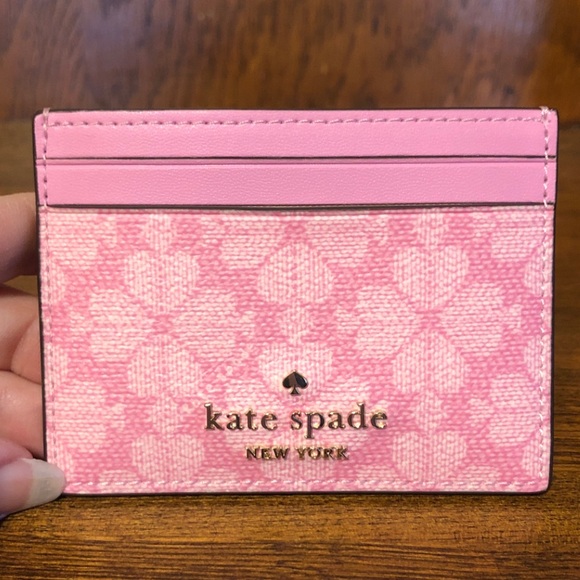 NWT-Kate Spade-SET-Spade Flower-Love Shack 3D Heart🩷Crossbody & Card Holder-$498 - Picture 13 of 16